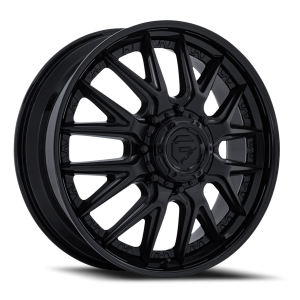 Fuel Catalyst Dually D406 24x8.25 +105 8x210 Matte Black / Gloss Black Lip
