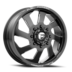 Fuel FF39D Dually DD39 BK 22x8.5 +-202 8x200 Gloss Black / Milled