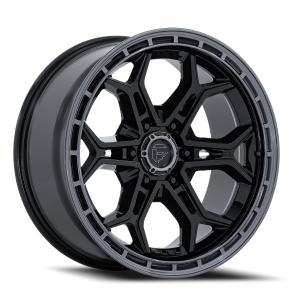 Fuel Heathen FC896BA 20x9 +1 6x139.7 Gloss Black / Gloss Gunmetal Lip