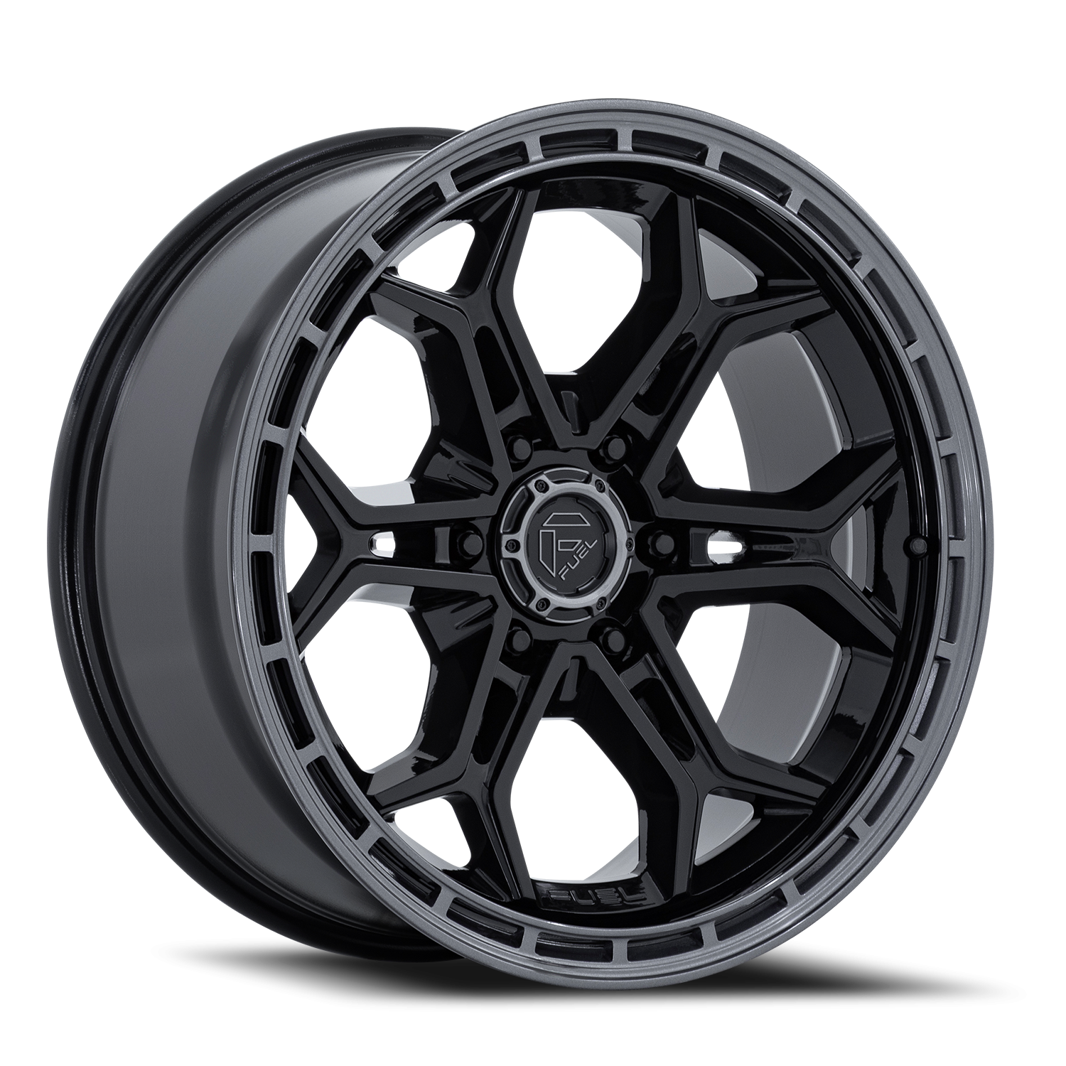 Fuel Heathen FC896BA 20x9 +1 6x139.7 Gloss Black / Gloss Gunmetal Lip