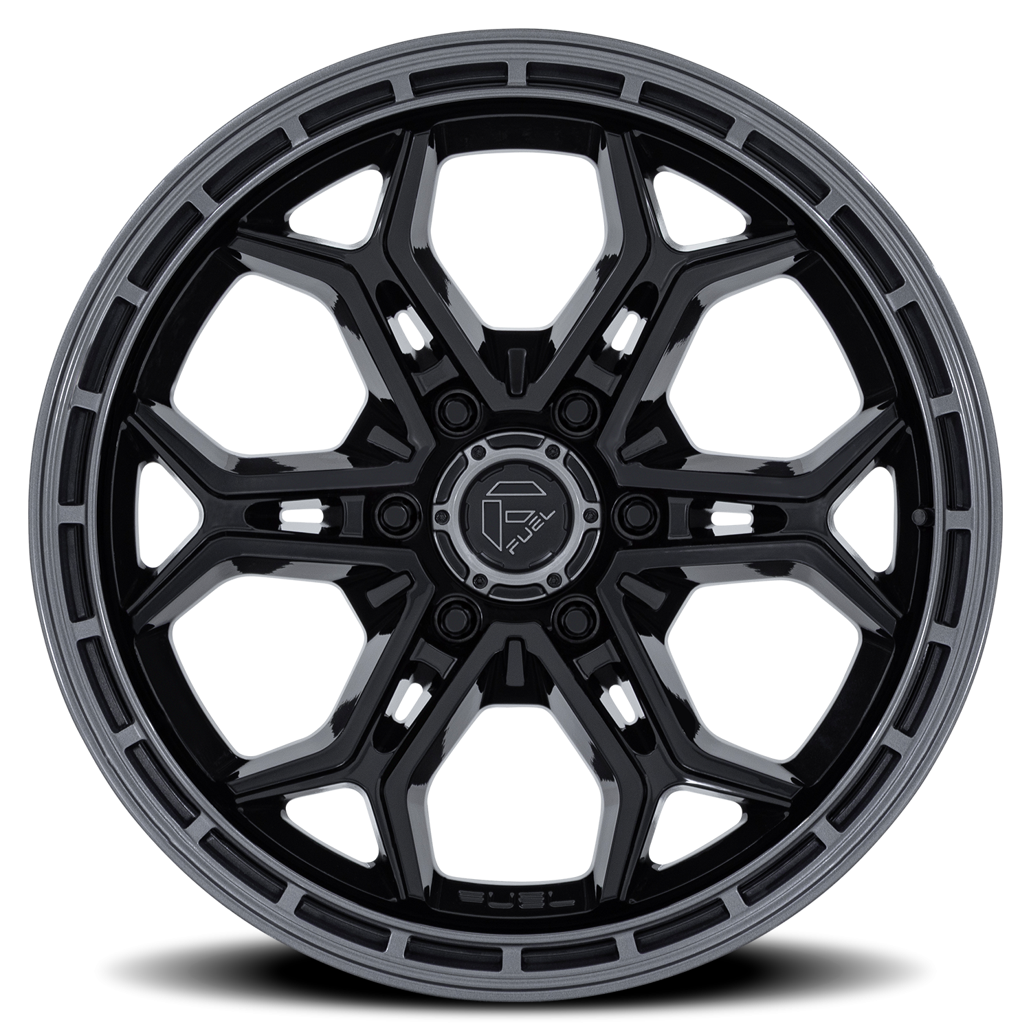Fuel Heathen FC896BA 20x9 +20 6x135 Gloss Black / Gloss Gunmetal Lip - Image 3