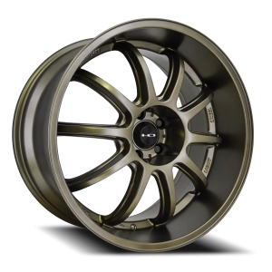 HD Wheels Clutch 18x9 100 +40 Bronze