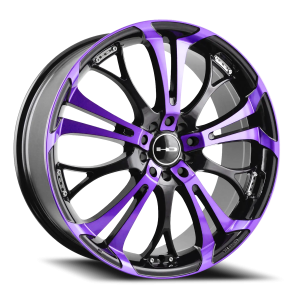HD Wheels Spinout 22x8.5 115/120 +20 Black