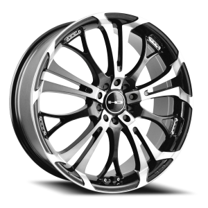 HD Wheels Spinout 22x8.5 115/120 +20 Black