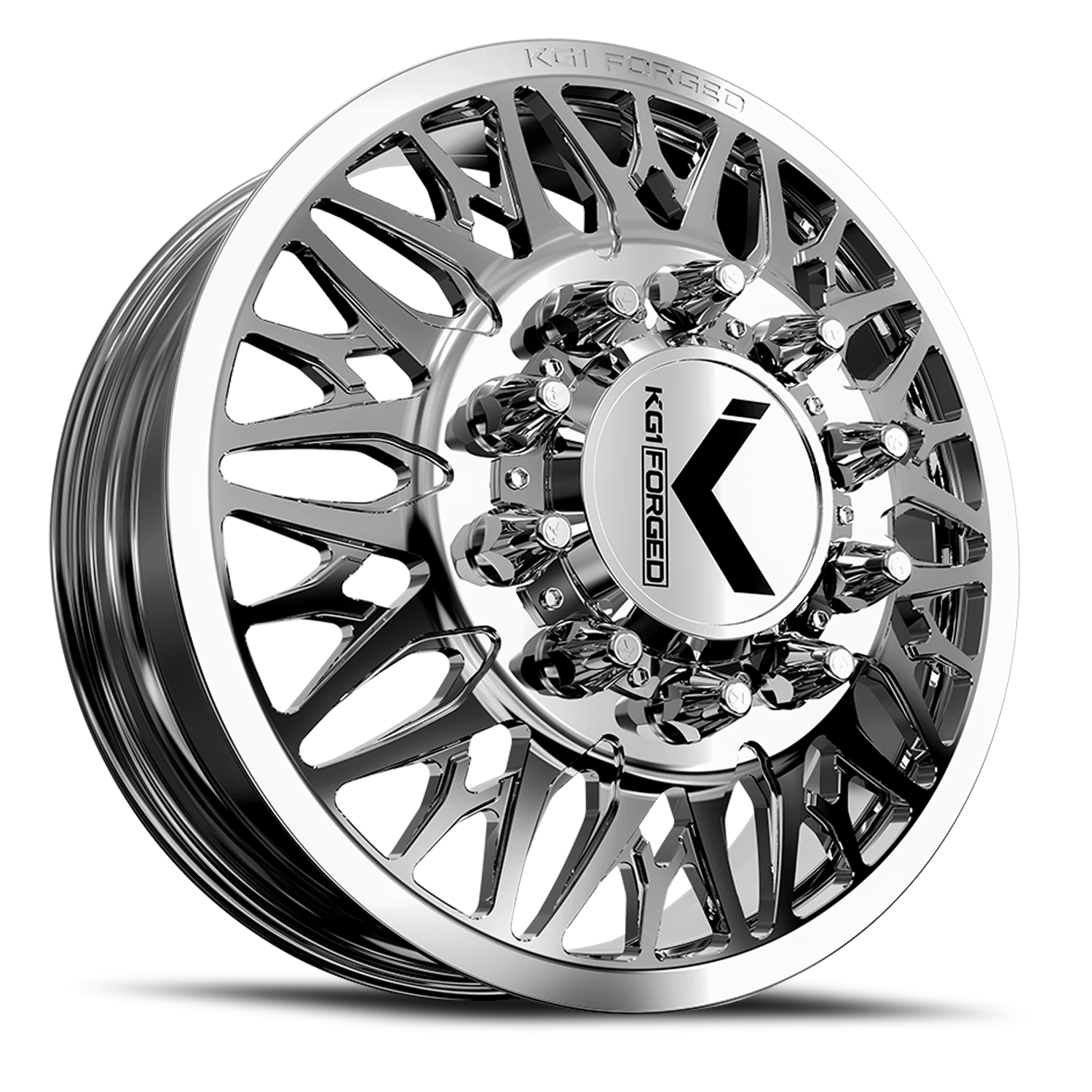 KG1 Forged Trident-D KD014 PS 26x8.25 +146 10x225 Polished