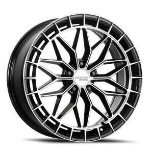 Katana KR12 GBF 17x7.5 +40 5x100 Gloss Black / Machined Face