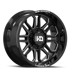Luxxx HD LHD35 GB-M 20x9 +0 6x135 Gloss Black / Milled