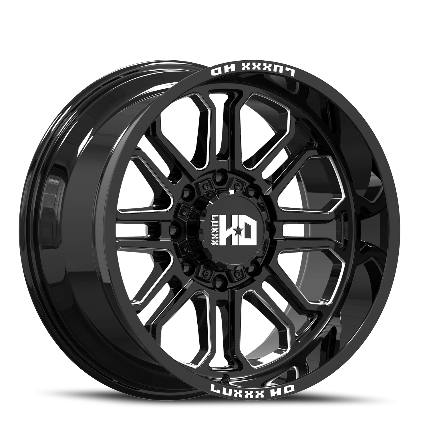 Luxxx HD LHD35 GB-M 20x9 +0 6x135 Gloss Black / Milled