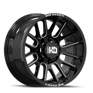 Luxxx HD LHD38 GB-M 20x9 +0 6x135 Gloss Black / Milled