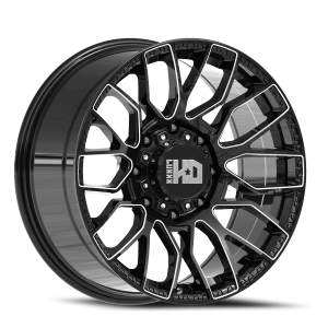 Luxxx HD LHD42 GB-M 20x9 +0 6x135 Gloss Black / Milled