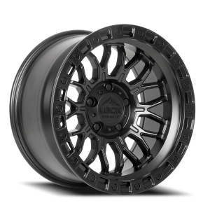 Lock Offroad Combat 20x9 5x127 +0 Matte Black / Matte Black Ring