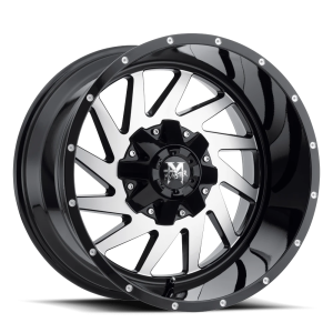 Off-Road Monster M12 24x14 6x139.7 Gloss Black / Machined