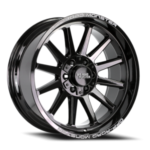Off-Road Monster M26 20x10 6x135/6x139.7 -19 Gloss Black
