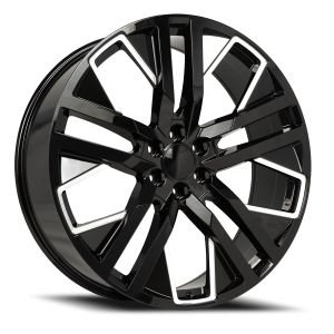 Repco C21 GB-M 22x9 +28 6x139.7 Gloss Black / Milled