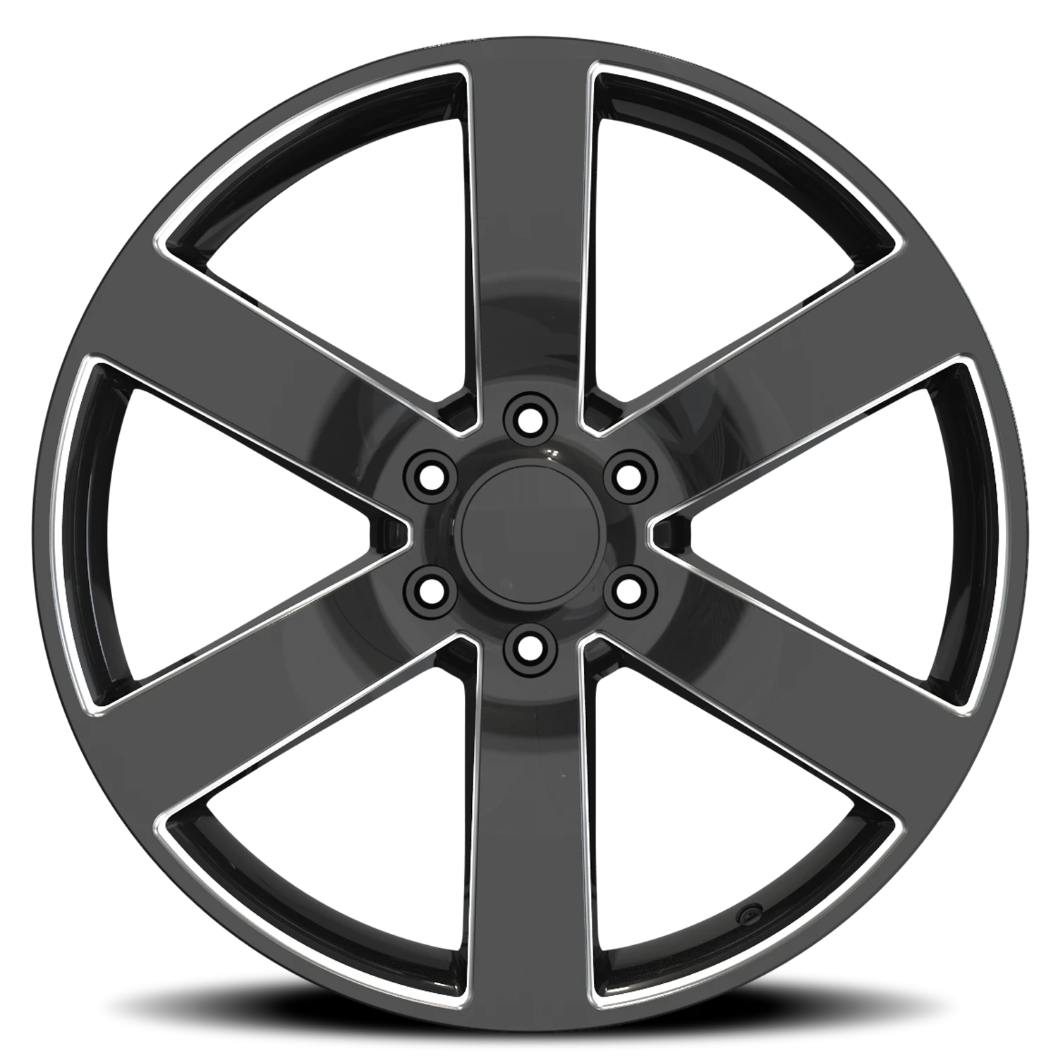Repco C32 GB-M 22x9 +30 6x139.7 Gloss Black / Milled - Image 3
