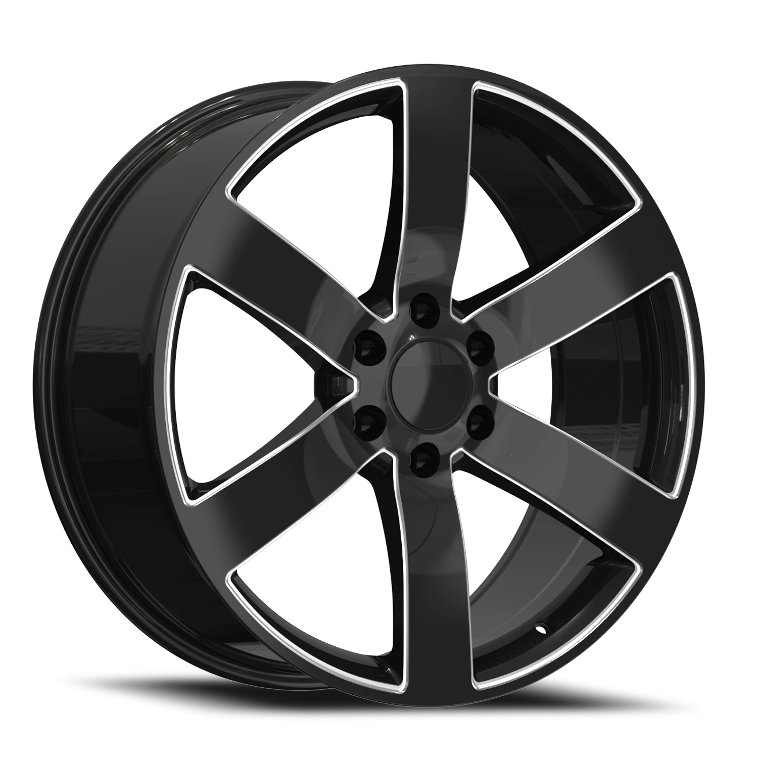 Repco C32 GB-M 22x9 +30 6x139.7 Gloss Black / Milled