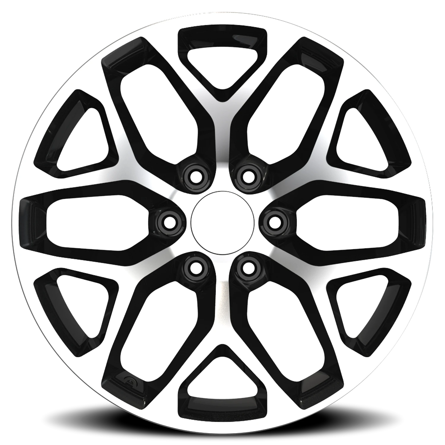 Repco G09 GBM 22x9 +31 6x139.7 Gloss Black / Machined Face - Image 3