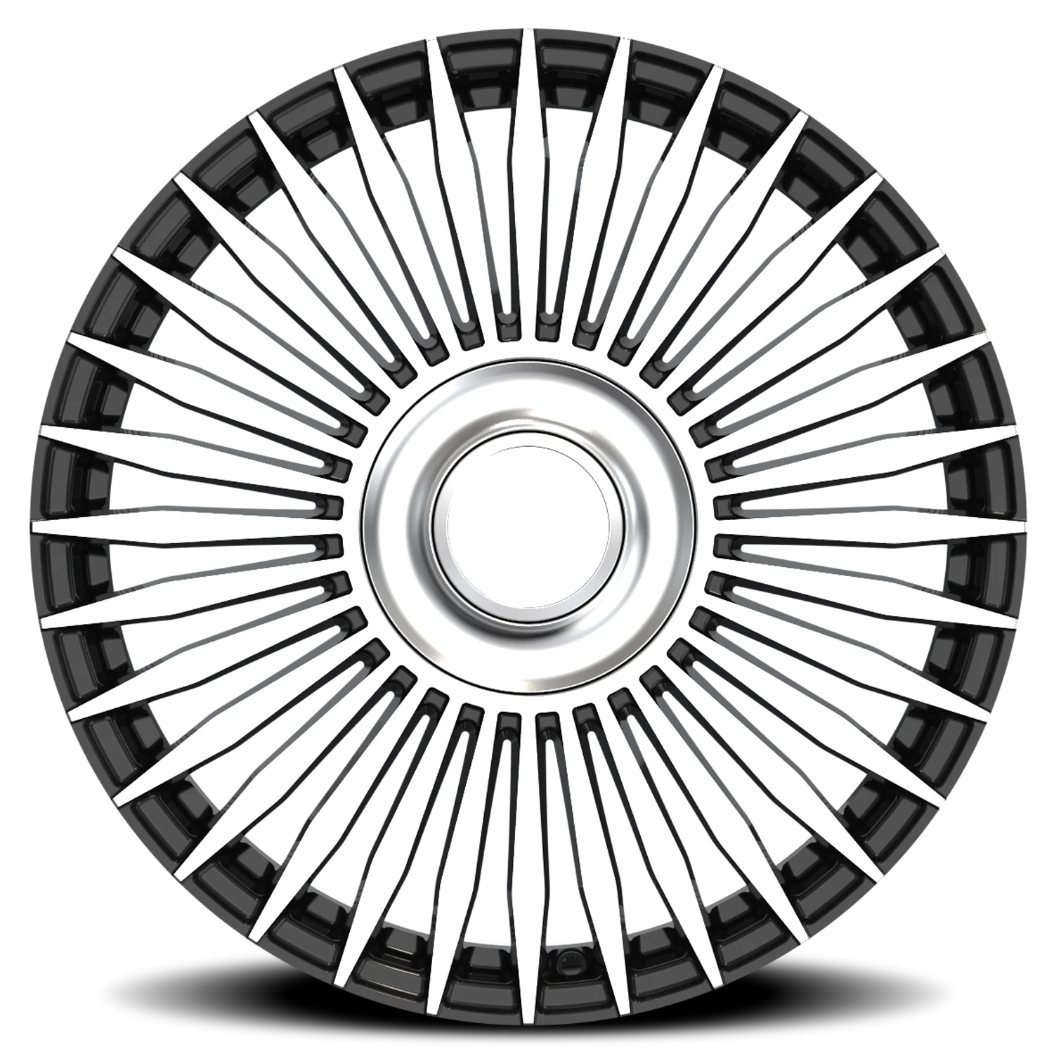 Repco MB01 GBM 22x9.5 +35 5x112 Gloss Black / Machined - Image 3