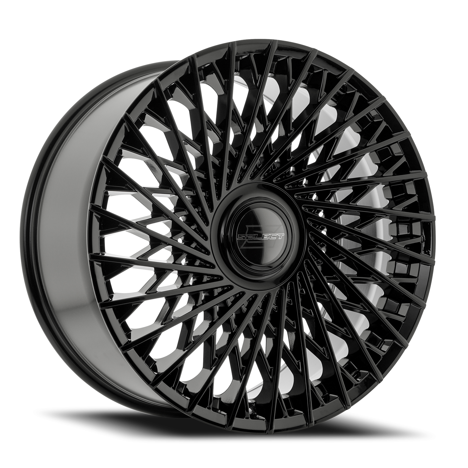Select Precision Alloys Capri S107 GB 22x10.5 5x112/5x120 +38 Gloss Glossy Black