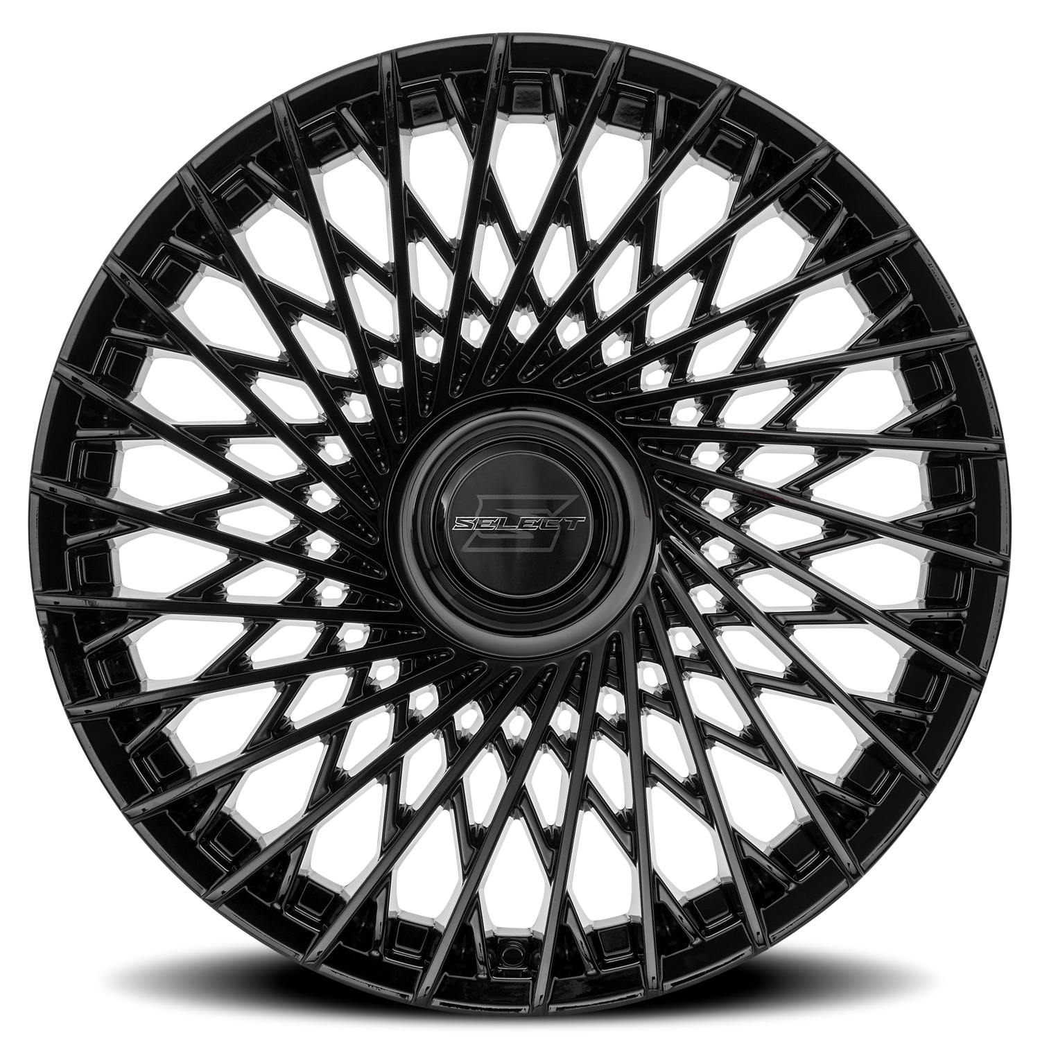 Select Precision Alloys Capri S107 GB 22x10.5 5x112/5x120 +38 Gloss Glossy Black - Image 3