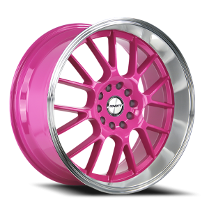 Shift Crank 18x8.5 5x100/5x114.3 +30 Hot Pink / Polished Lip