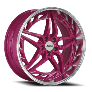 Shift Injector 20x8.5 5x114.3 +30 Hot Pink / Polished Lip