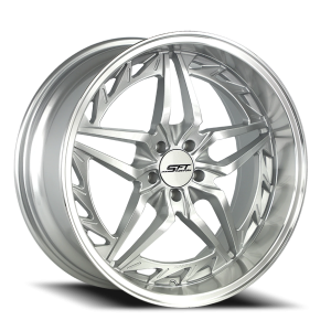 Shift Injector 20x8.5 5x100 +35 Silver / Polished Lip