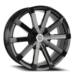 Strada Gabbia 18x8 5x114.3/5x120 +30 Gloss Black