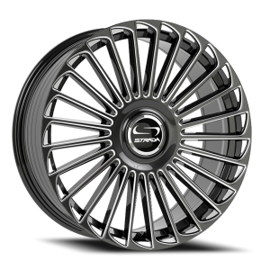 Strada Martello 20x8.5 5x115/5x120 +20 Gloss Black / Milled