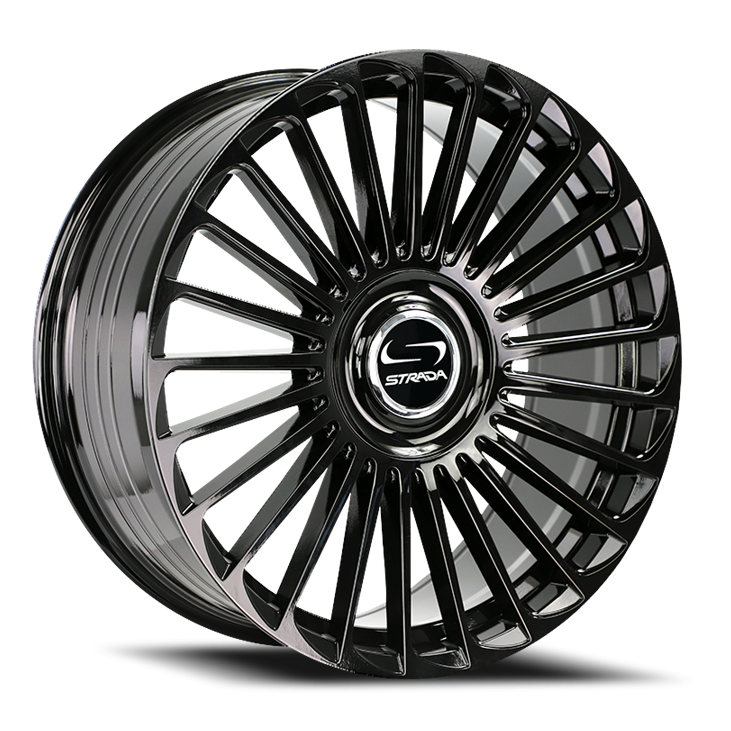 Strada Martello 22x10.5 5x114.3/5x120 +38 Gloss Black