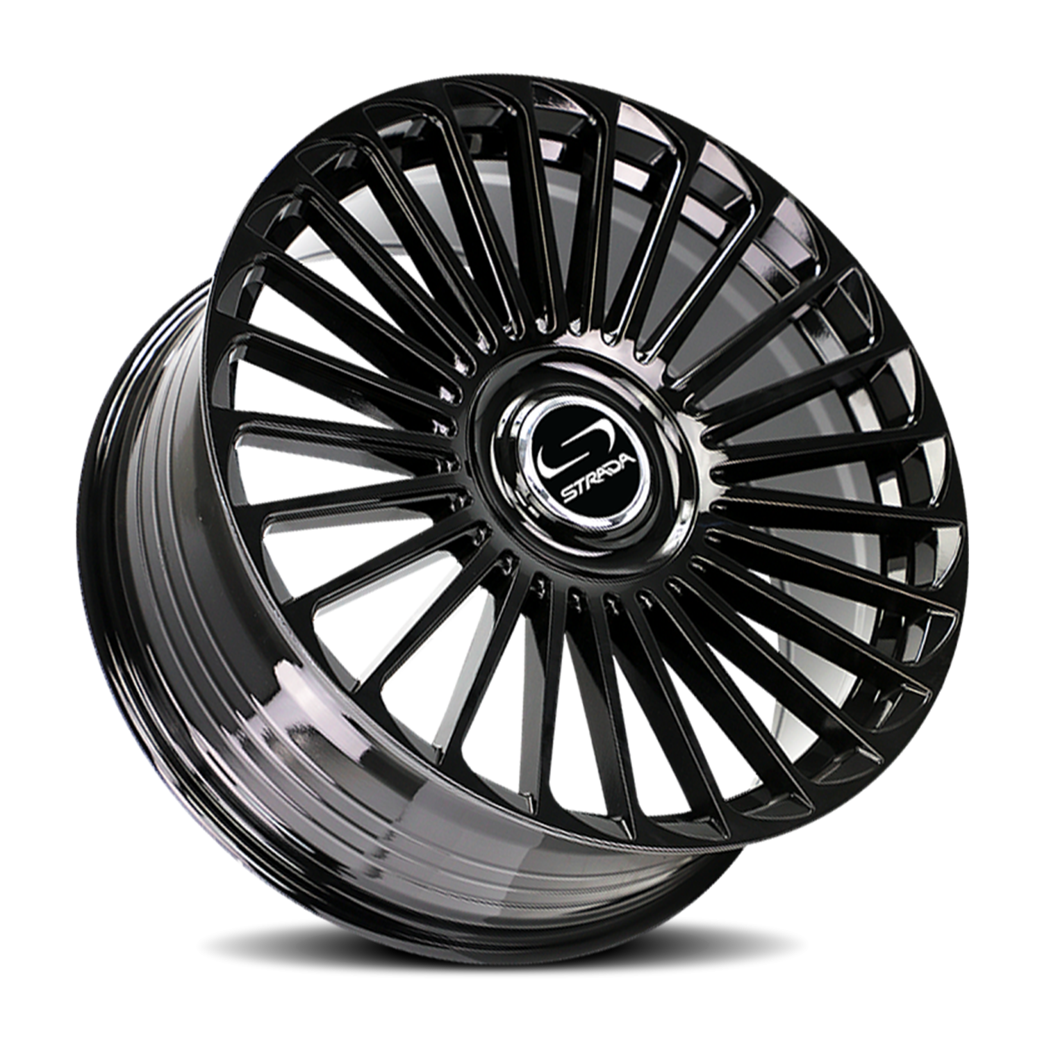Strada Martello 22x10.5 5x114.3/5x120 +38 Gloss Black - Image 2
