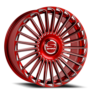 Strada Martello 22x9 5x114.3/5x120 +30 Candy Red / Milled