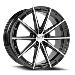 Strada Palo 22x9 5x120 +30 Gloss Black / Machined