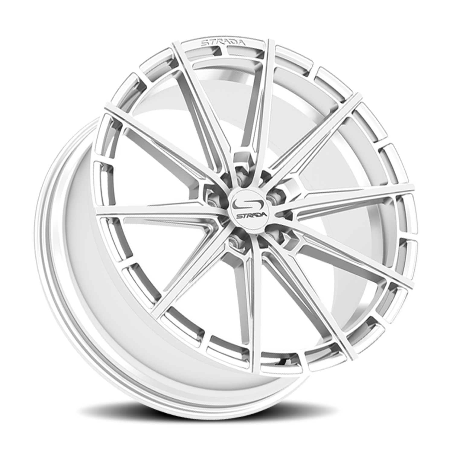 Strada Palo 20x9 5x120 +20 Silver / Machined - Image 2
