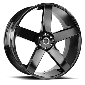 Strada Perfetto 24x10 6x135 +24 Gloss Black