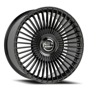Strada Spaghetti 22x9 5x115/5x120 +20 Gloss Black
