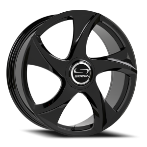 Strada Vino 20x9 5x112/5x115 +30 Gloss Black / Milled