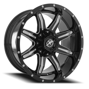 XF Off-Road XF-215 20x12 127/139.7 -44 Black