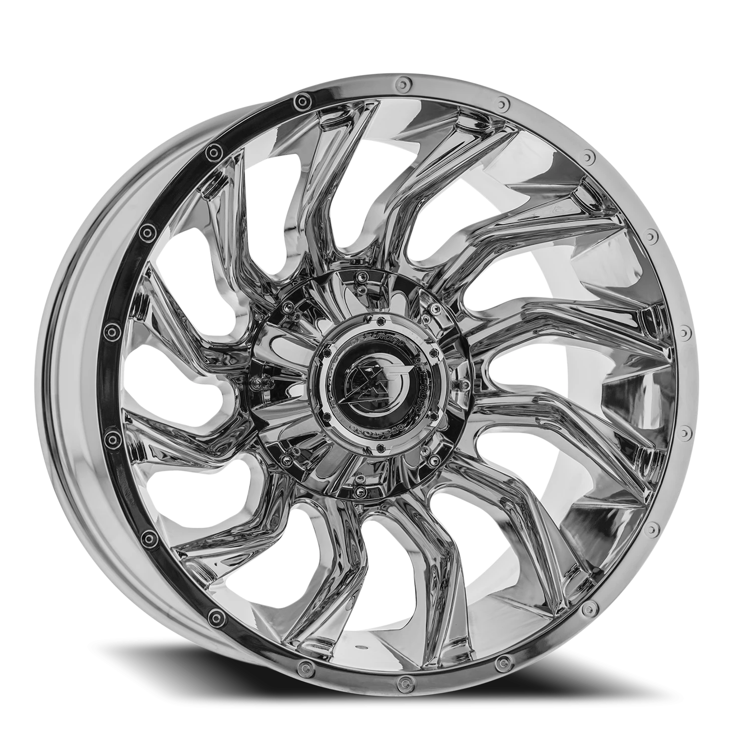 XF Off-Road XF-224 22x12 165.1/180 -44 Chrome
