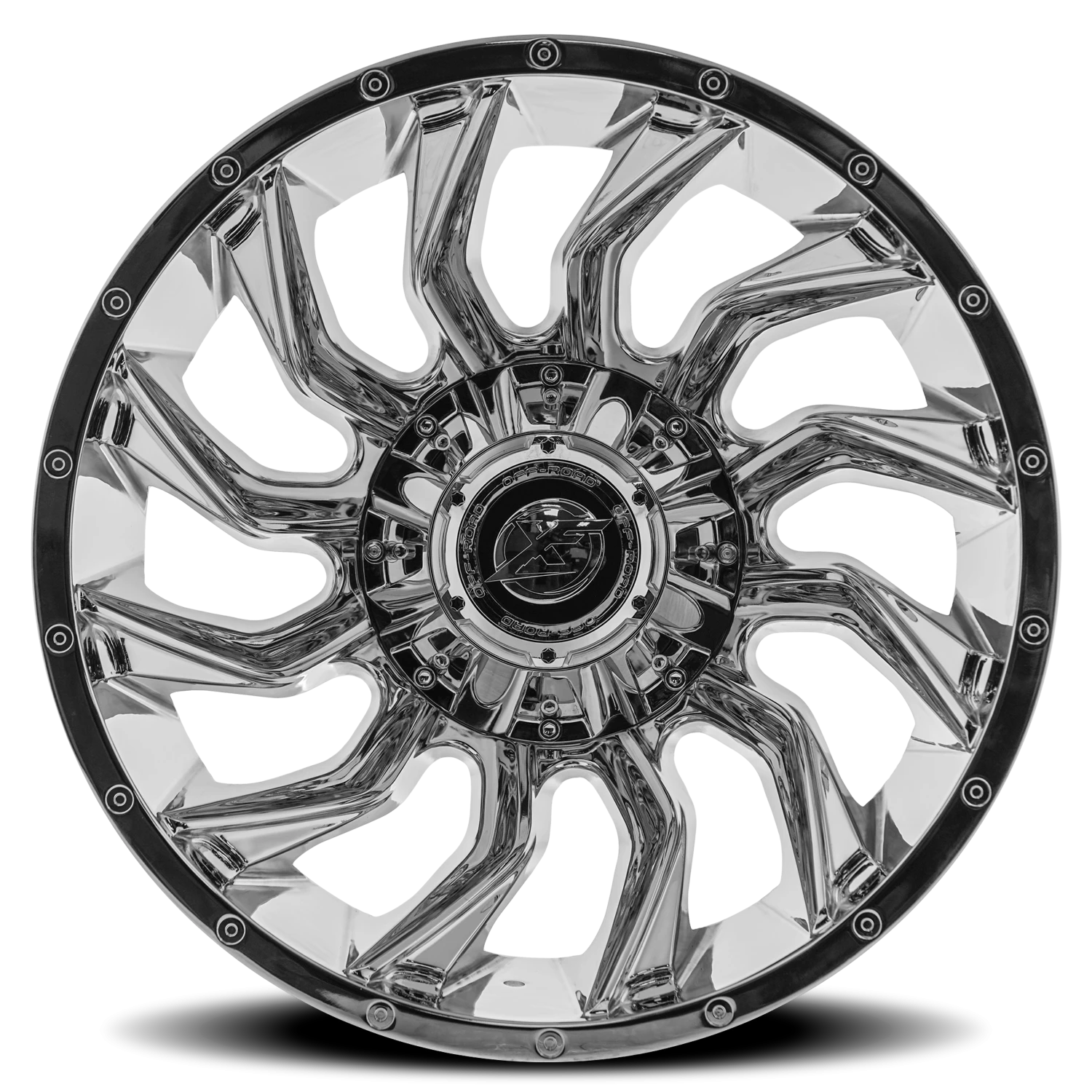 XF Off-Road XF-224 22x12 165.1/180 -44 Chrome - Image 2