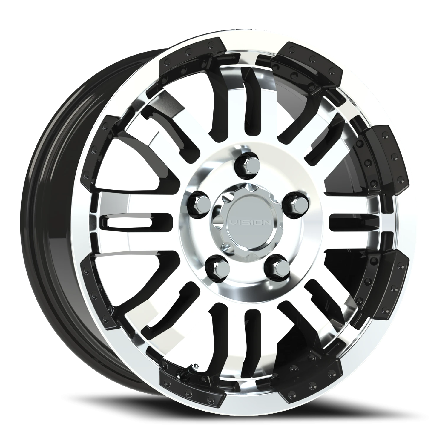 Vision 375 16x6.5 5x130 +45 Black