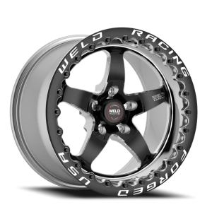 WELD S71B Beadlock 15x10 5x114.3 +25 Black