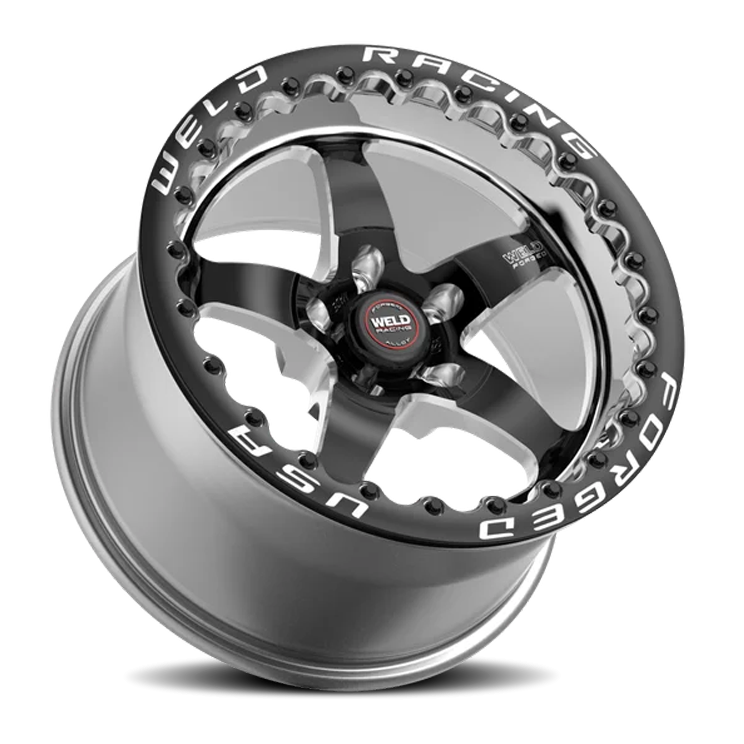 WELD S71B Beadlock 15x10 5x114.3 +25 Black - Image 2