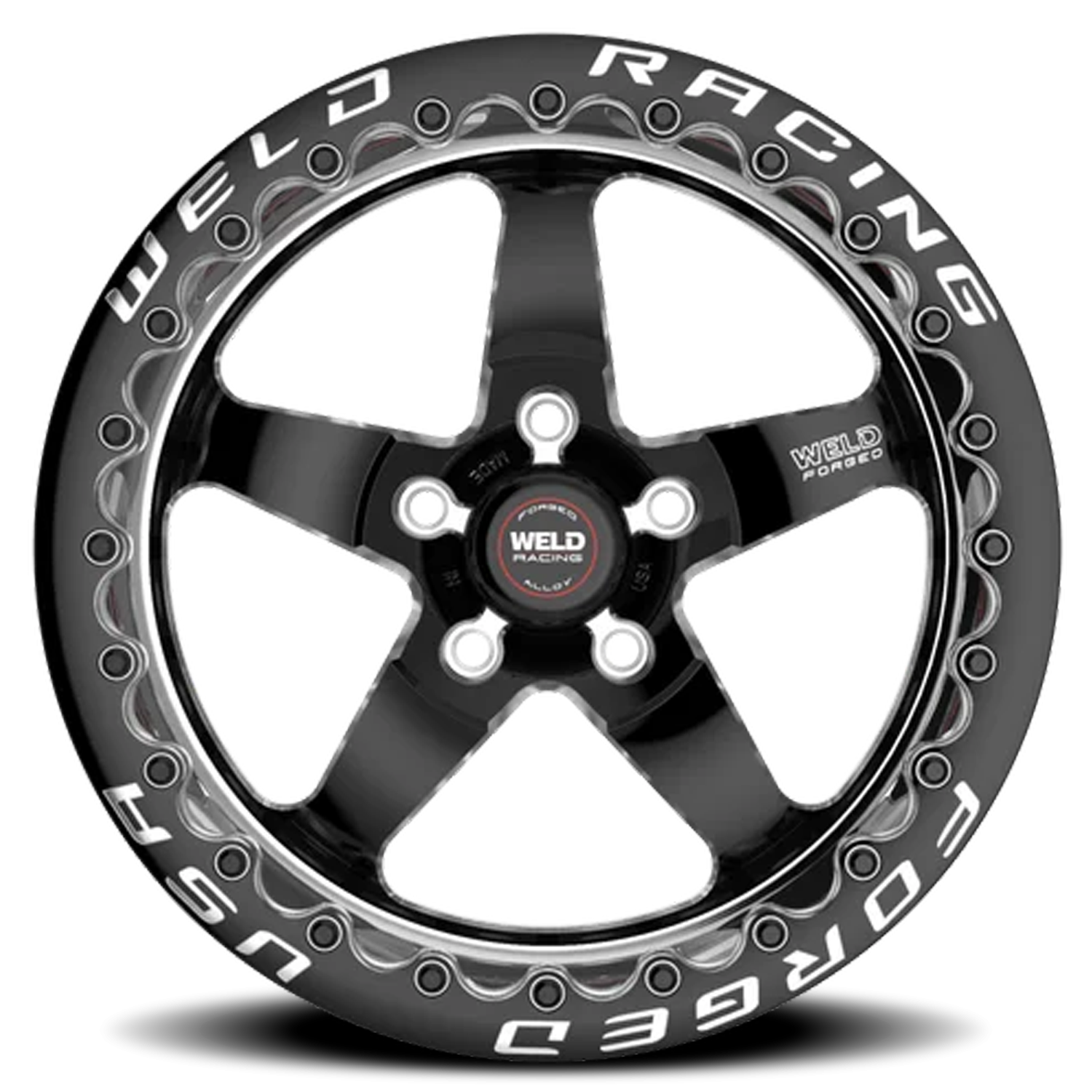 WELD S71B Beadlock 15x10 5x114.3 +25 Black - Image 3