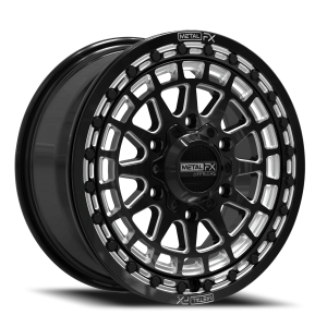 Metal-FX Outlaw 6R Beadlock UTV 15x7 6x139.7 +61 Black