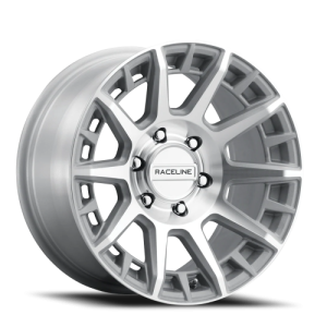 Raceline Vector 17x8.5 6x139.7 +25 Silver