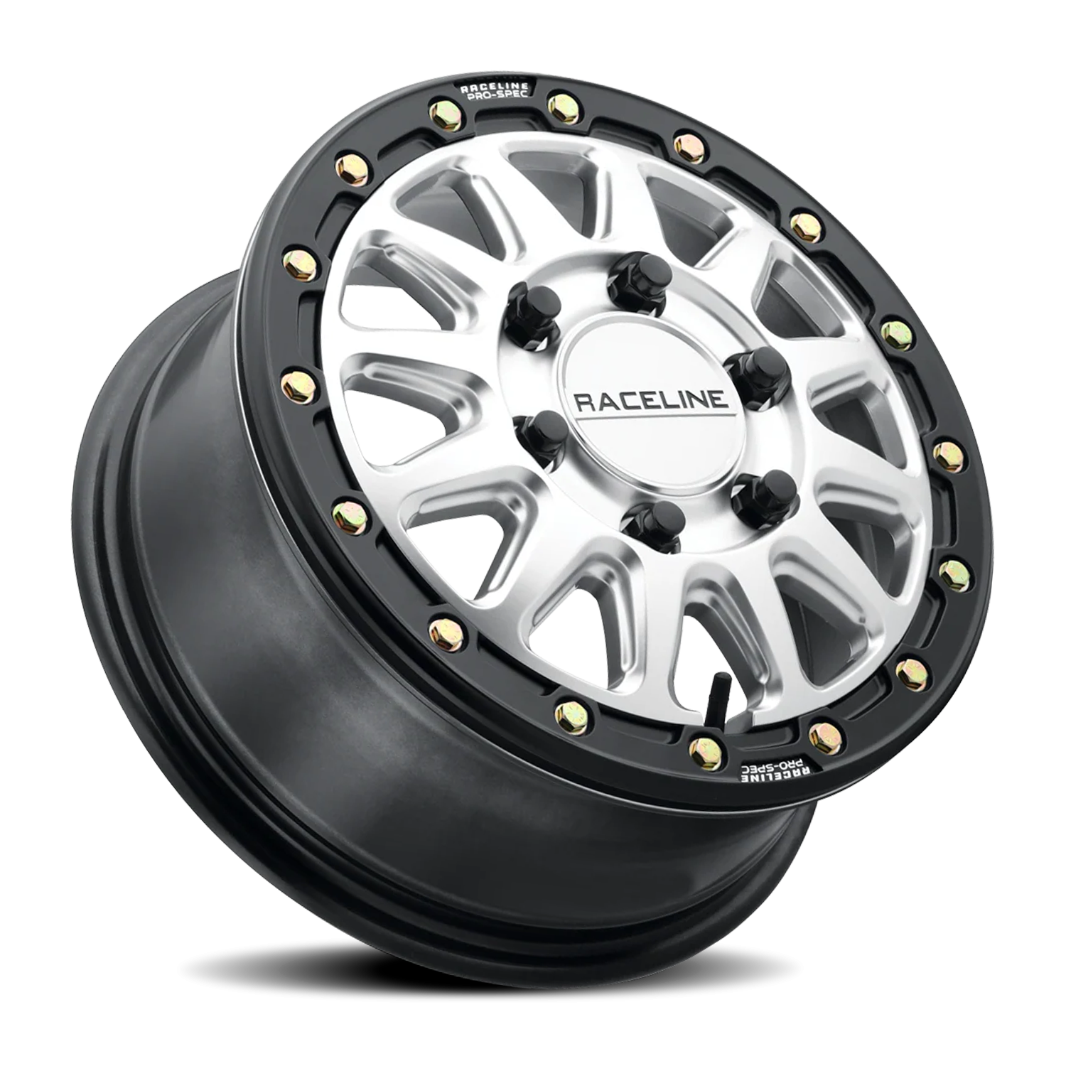 Raceline Alpha Beadlock 15x6.5 6x139.7 +74 Hyper Silver - Image 2