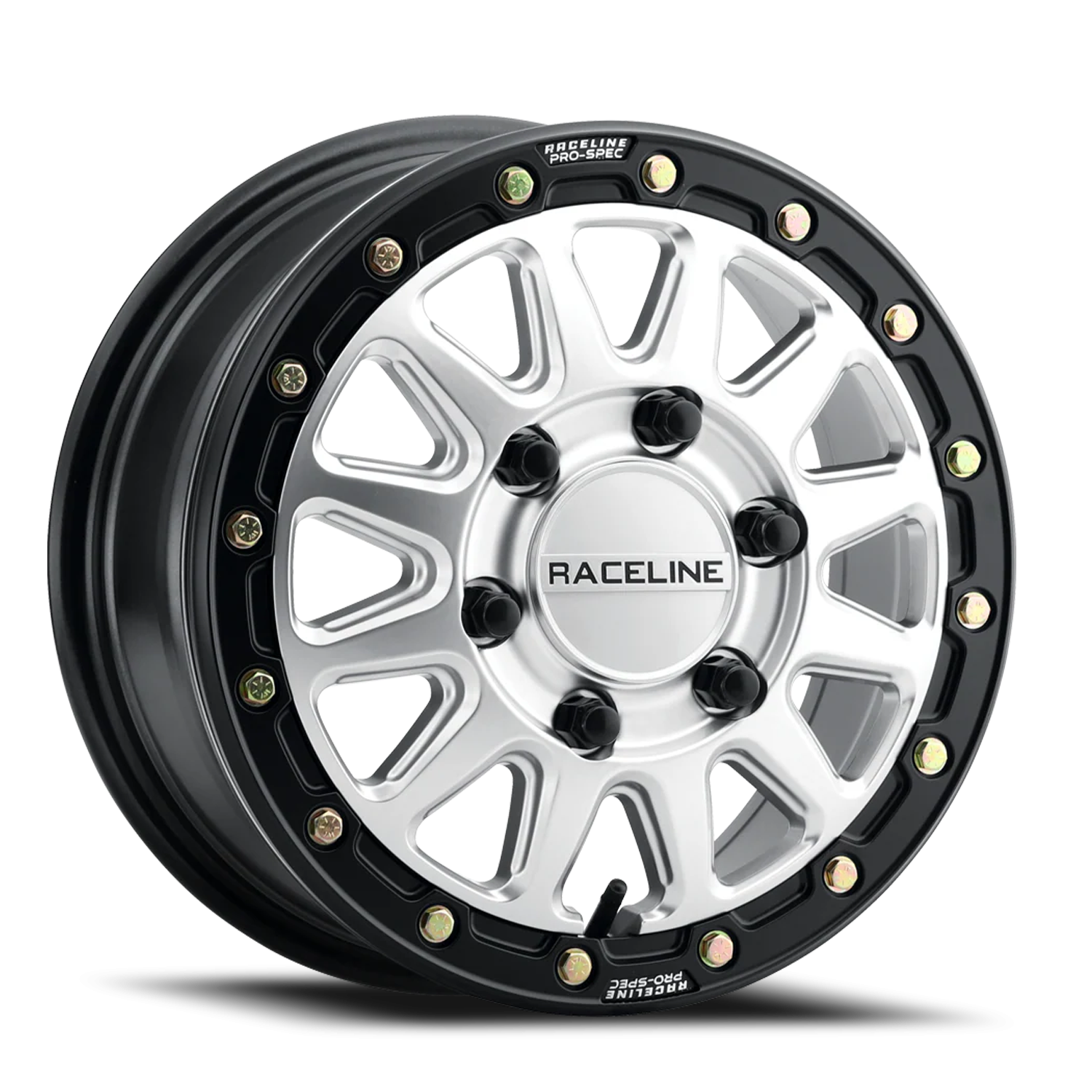 Raceline Alpha Beadlock 15x6.5 6x139.7 +74 Hyper Silver