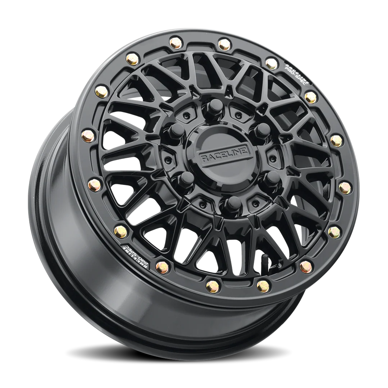 Raceline Omega Beadlock 15x6.5 6x139.7 +74 Black - Image 2