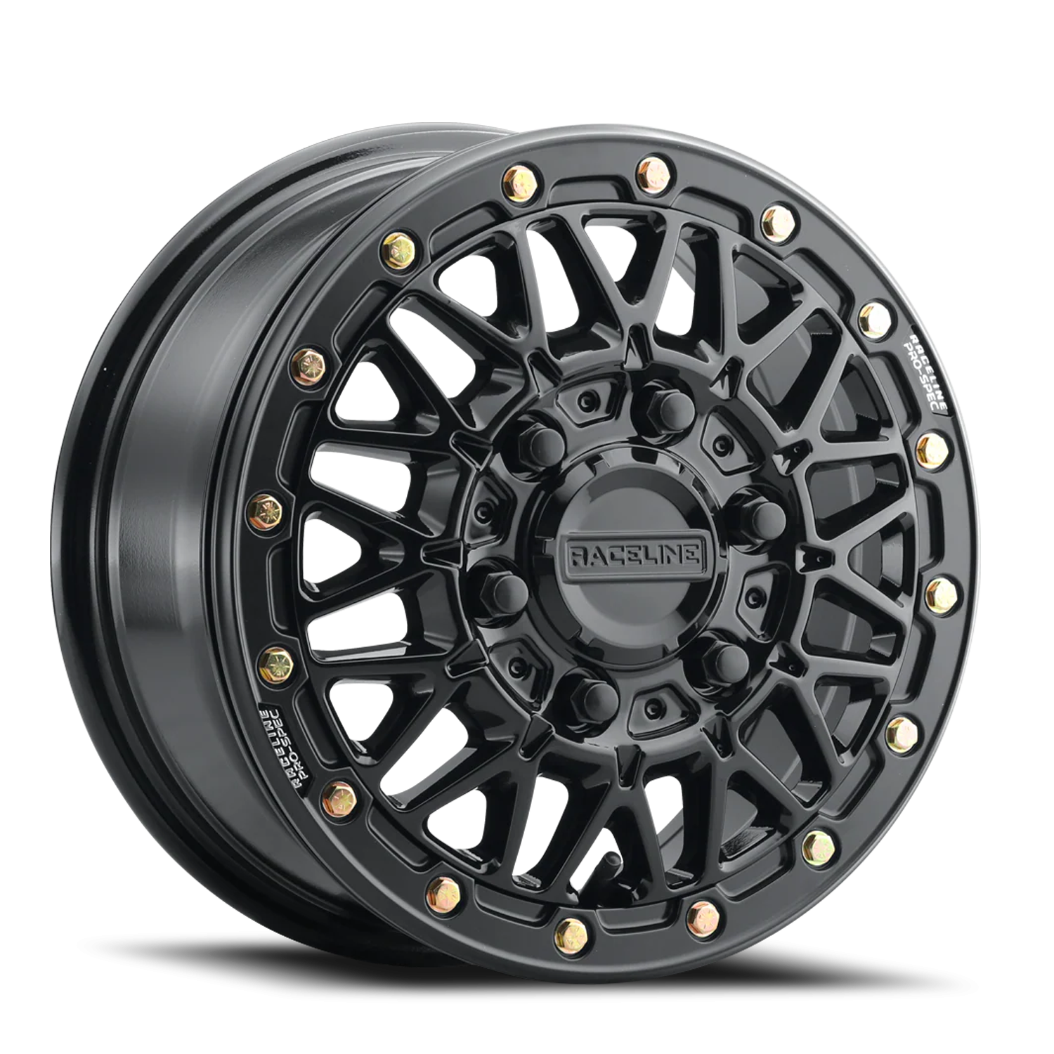 Raceline Omega Beadlock 15x6.5 6x139.7 +74 Black